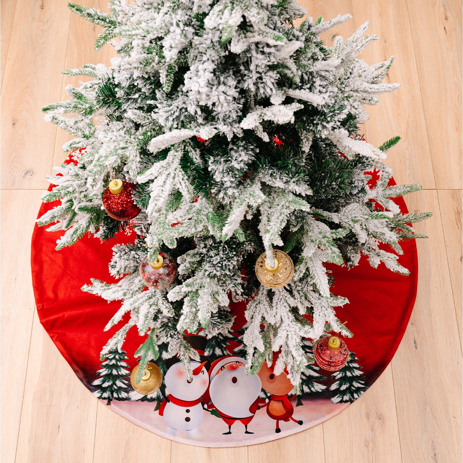 Wholesale Christmas Tree Decoration Supplies Christmas Red Tree Skirt